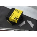 Stanley Flat Safety Knife Blade Heavy Duty 62mm Length 0.61mm Thickness 100 Pieces 1-11-921