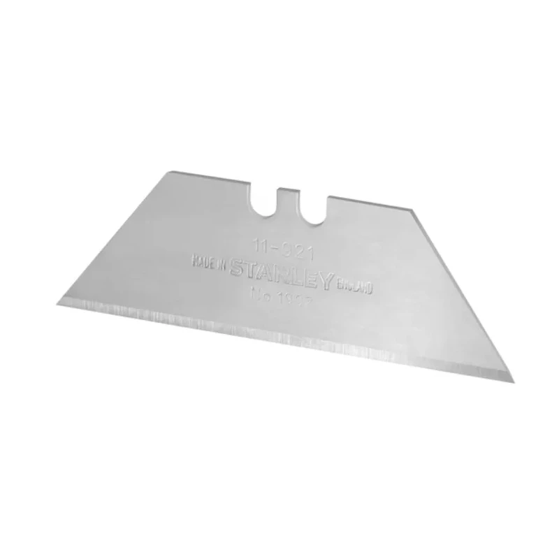 Stanley Flat Safety Knife Blade Heavy Duty 62mm Length 0.61mm Thickness 100 Pieces 1-11-921