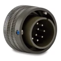 Amphenol Industrial MIL Spec Circular Connector Copper Alloy Straight 4 Way Cable, 1.75kV, 13A, Male Connector MS3106A22-10S