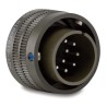 Amphenol Industrial MIL Spec Circular Connector Copper Alloy Straight 4 Way Cable, 1.75kV, 13A, Male Connector MS3106A22-10S