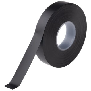 Advance Tapes Black Polyvinyl Chloride Electrical Tape 12mm Width 20m Length Rubber Resin Adhesive AT7