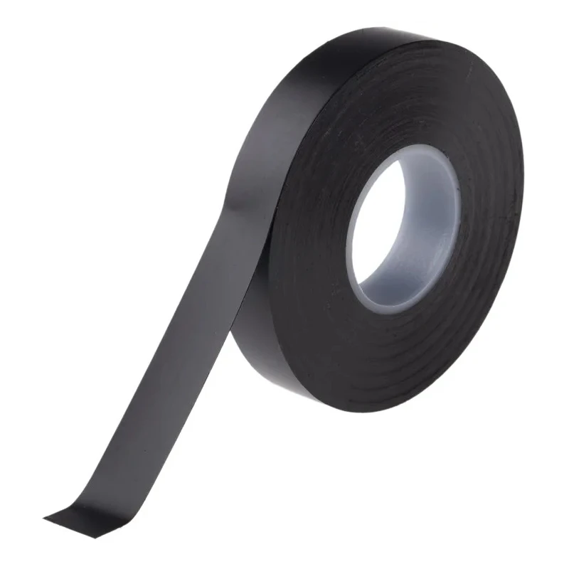 Advance Tapes Black Polyvinyl Chloride Electrical Tape 12mm Width 20m Length Rubber Resin Adhesive AT7