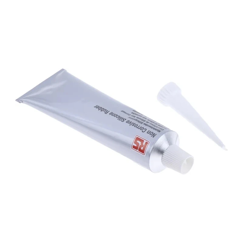 RS PRO Non-Corrosive Silicone Sealant White Sealant Paste 100 g Tube 494-118
