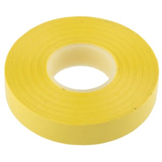 Advance Tapes Yellow Polyvinyl Chloride Electrical Tape 12mm x 20m Rubber Resin Adhesive AT7