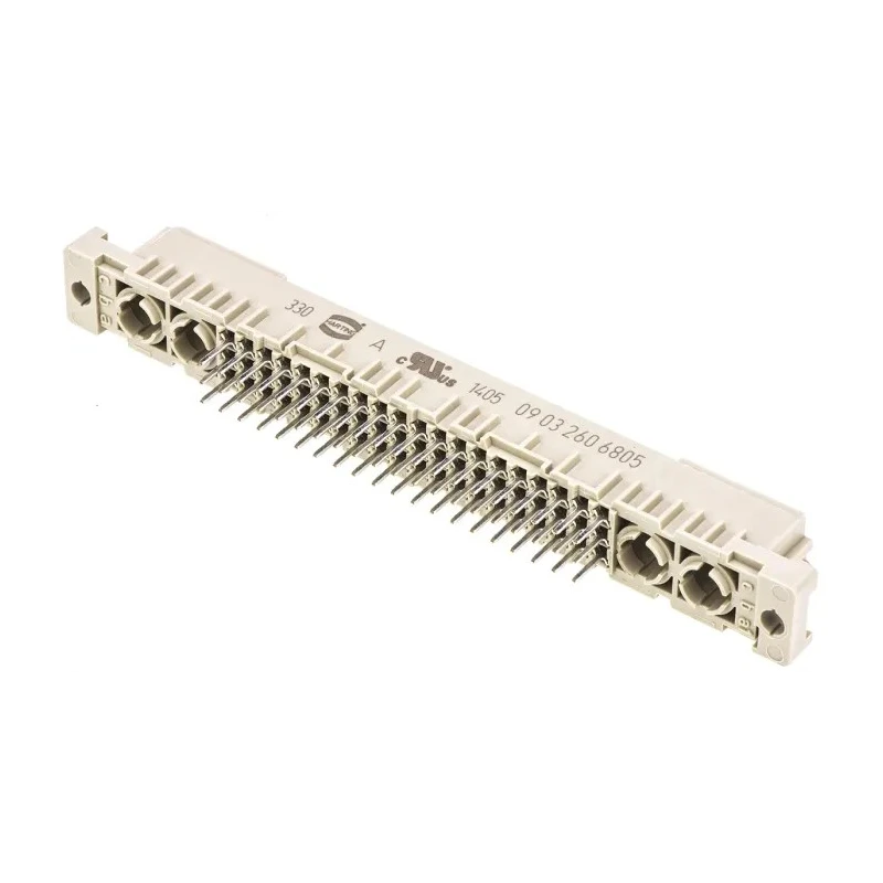 HARTING DIN 41612 64 Way 2.54 mm Pitch Type Through Hole Type C/2 Solder Class C2 3 Row Female Straight 09032606805