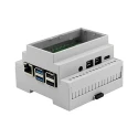 CAMDENBOSS Development Board Case for Raspberry Pi 4B, Polycarbonate Grey External 90x88x58mm CBRPI-DR-4-GRY