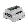 CAMDENBOSS Development Board Case for Raspberry Pi 4B, Polycarbonate Grey External 90x88x58mm CBRPI-DR-4-GRY
