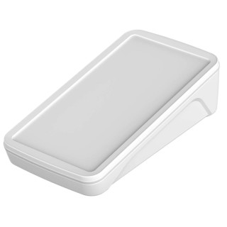 Bopla BoPad Series White ABS Desktop Enclosure Sloped Front 200 mm x 105 mm x 53.6 mm 35190036.HMT1 BOP 900 PH - 9016