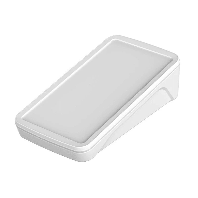 Bopla BoPad Series White ABS Desktop Enclosure Sloped Front 200 mm x 105 mm x 53.6 mm 35190036.HMT1 BOP 900 PH - 9016