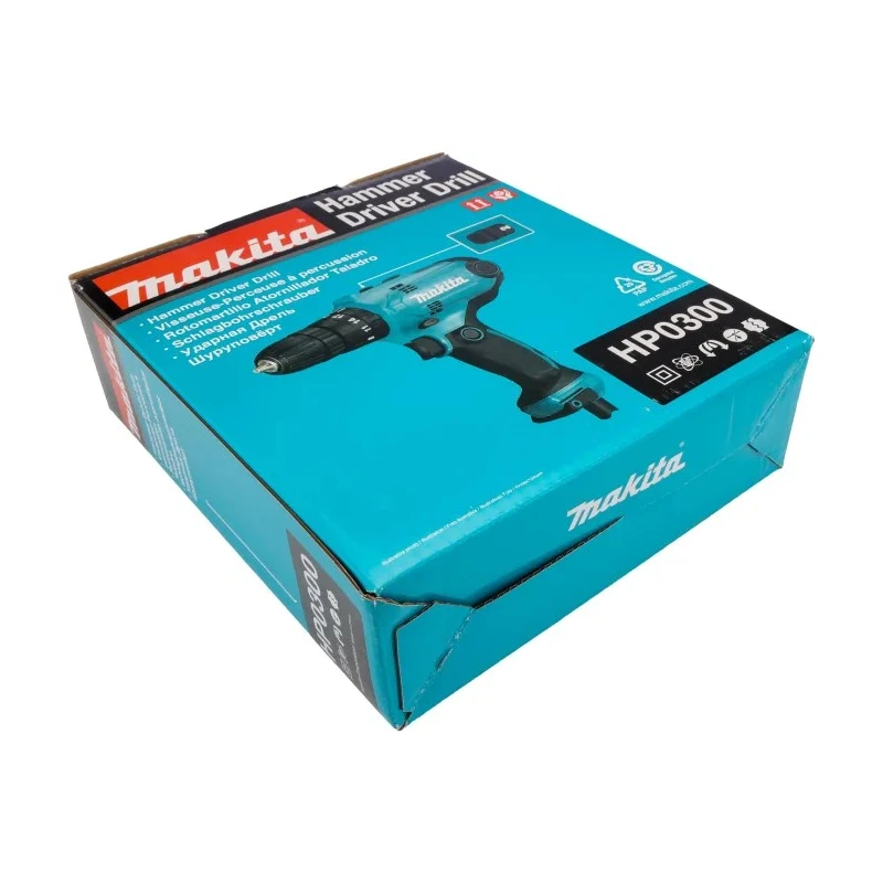 Makita Corded Combi Drill 240V 320W 1 to 10 mm Keyless Chuck Pistol Grip HP0300