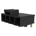 Molex Mega-Fit Series Right Angle Through Hole PCB Header, 6 Contacts, 5.7 mm Pitch, 1 Row, Shrouded 200241-1216