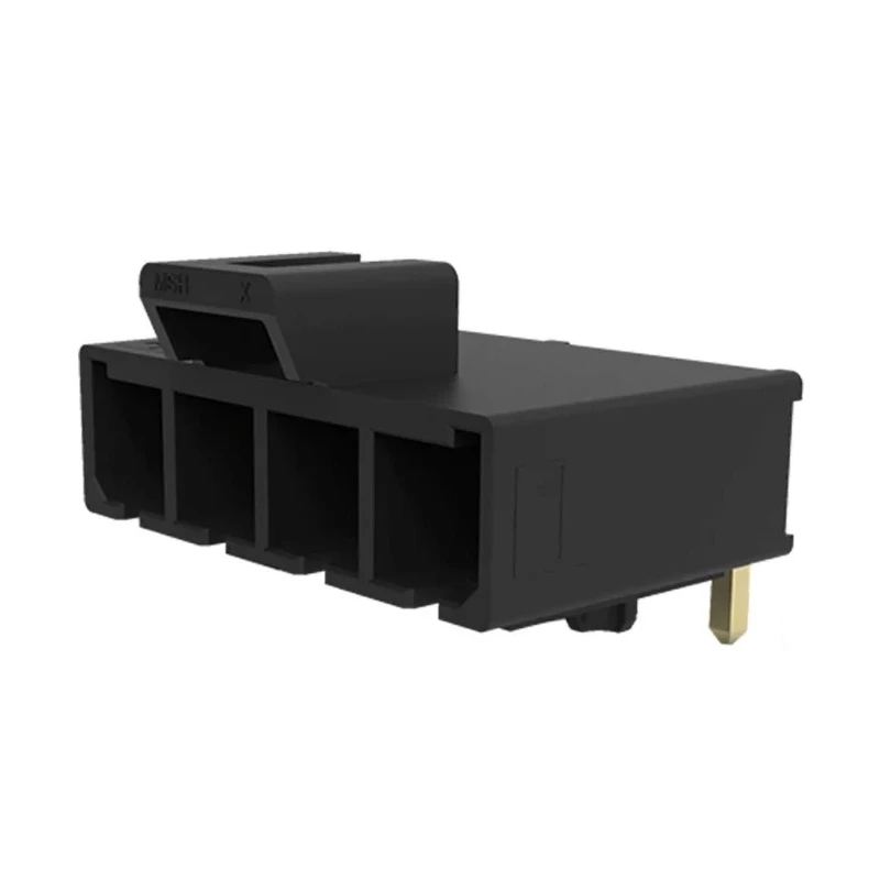 Molex Mega-Fit Series Right Angle Through Hole PCB Header, 6 Contacts, 5.7 mm Pitch, 1 Row, Shrouded 200241-1216