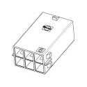 Molex Female PCB Connector Housing 5.7 mm Pitch 4 Way 2 Row Straight 105411-0104