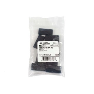 Hammond ABS Plastic End Panel 16mm Height 76mm Width 51mm Length 1552CPLBK-10