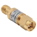 Huber+Suhner RF Attenuator Straight 1 dB SMA Plug to Socket 50Ω 4GHz to 18GHz 130°C 6820.19.A