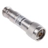 Huber+Suhner RF Attenuator Straight 0.3 dB N Plug to N Socket 50Ω 4-18GHz 130°C 6803.17.B