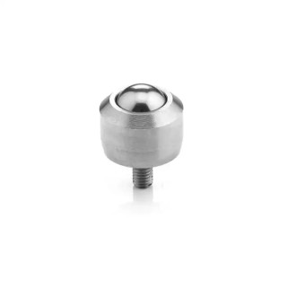 ALWAYSE Ball Transfer Unit with 15.8 mm Diameter Carbon Steel Hardened to 60HRC Stud Mount 11MI-16-13