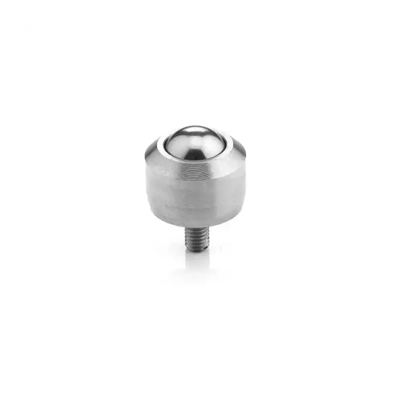 ALWAYSE Ball Transfer Unit with 15.8 mm Diameter Carbon Steel Hardened to 60HRC Stud Mount 11MI-16-13