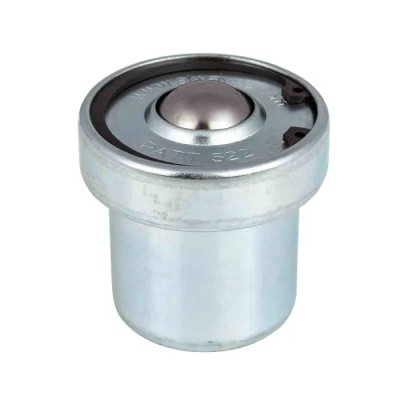 ALWAYSE Ball Transfer Unit Carbon Steel Case and Ball, 22.2 mm Diameter, Spring Mount, 160 kg Load Capacity 532013