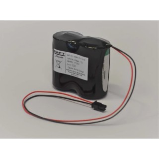 Saft Lithium Thionyl Chloride D Battery LS33600 2S1P 3.6 V 17 Ah Cable Termination France LS33600
