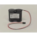 Saft Lithium Thionyl Chloride D Battery LS33600 2S1P 3.6 V 17 Ah Cable Termination France LS33600