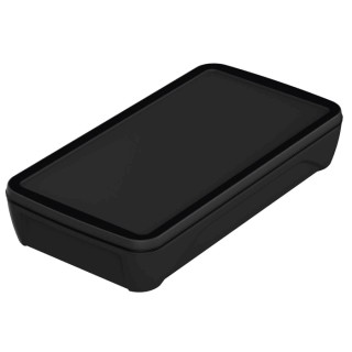 Bopla Black ABS Handheld Enclosure with Integral Battery Compartment, IP65 Rated, 200 mm x 105 35190025.HMT1 BOP 900 BE4MN