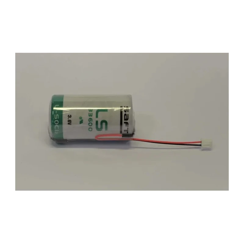 Saft LS 33600 3.6 V Lithium Thionyl Chloride D Battery 7Ah Capacity 61.3mm Height 33.3mm Diameter 0095-756-019