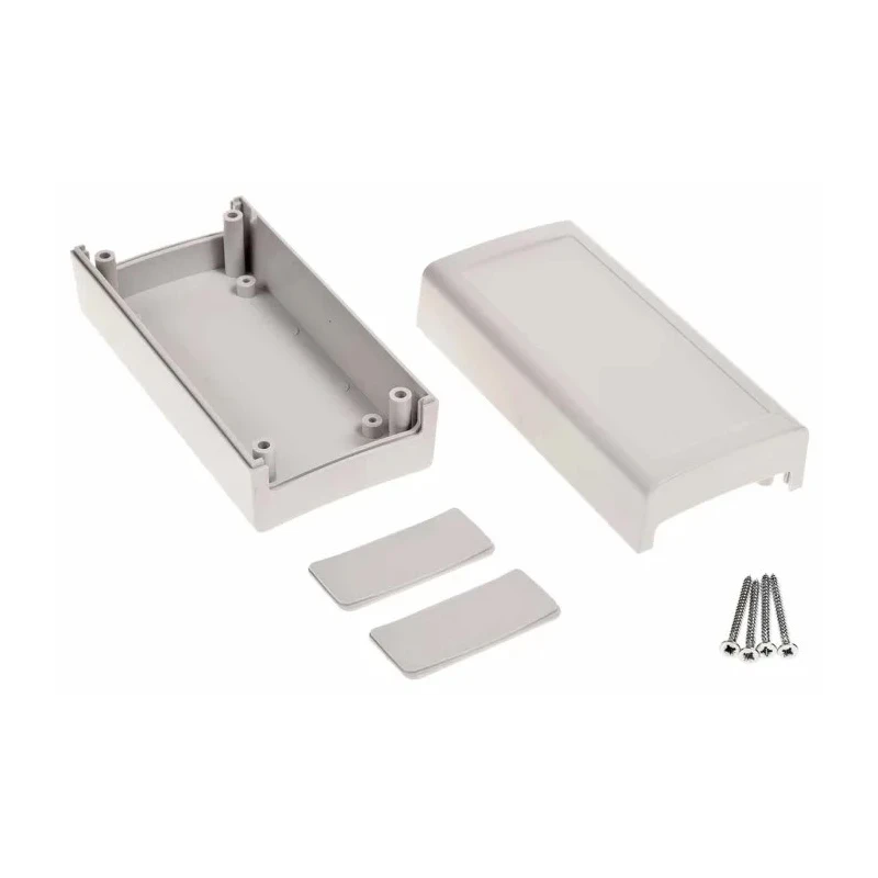 RS PRO Light Grey Polycarbonate General Purpose Enclosure IP53 IK07 51.5 mm x 120.8 mm x 60.7 mm IP53
