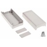 RS PRO Light Grey Polycarbonate General Purpose Enclosure IP53 IK07 51.5 mm x 120.8 mm x 60.7 mm IP53