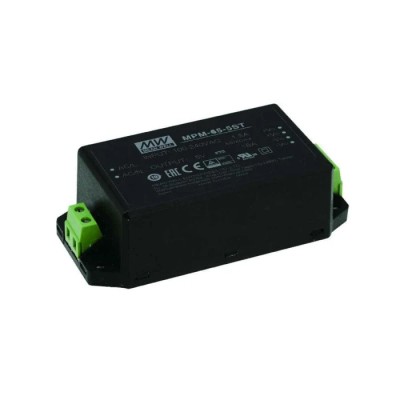 MEAN WELL Medical Grade Switching Power Supply 5 V DC, 50 W, 10 A Output Current, Chassis Mount MPM-65-5ST