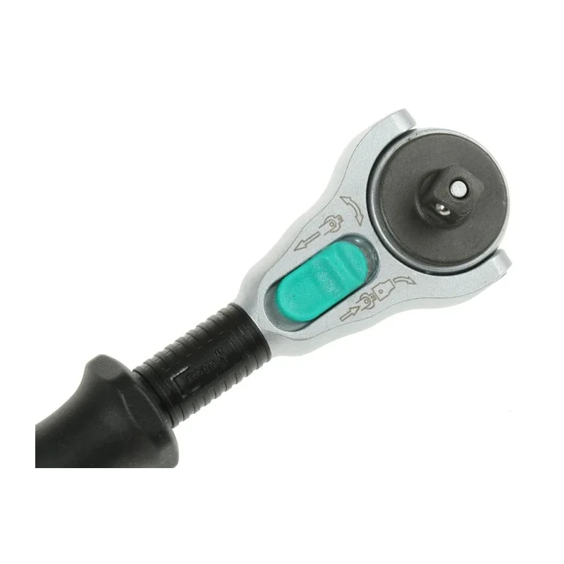 Wera Zyklop 1/4 in Square Drive Ratchet with Ratchet Handle, 152mm Overall Length, Chrome Vanadium Steel 05003500001