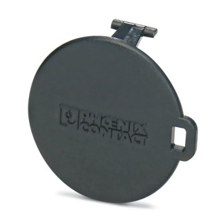 Phoenix Contact Protective Cap for 3 and 5-pos PRC Field Plugs, Black, IP66/IP68, UL 94 V0, Model 1409236