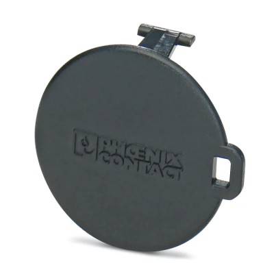 Phoenix Contact Protective Cap for 3 and 5-pos PRC Field Plugs, Black, IP66/IP68, UL 94 V0, Model 1409236