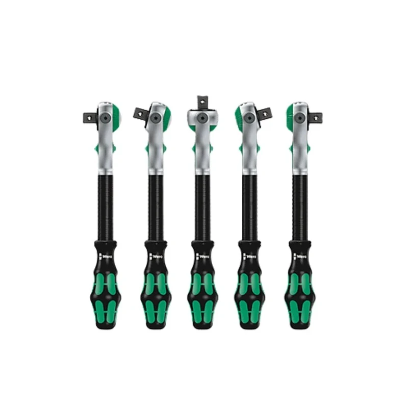 Wera 43-Piece 3/8 in Hexagon Non-Impact Socket Set Chrome Vanadium Steel 6 to 24 mm 05003594001