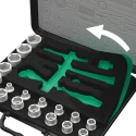 Wera 42-Piece 1/4 in Hexagon Machine Socket Square Drive Socket Set 05003533001