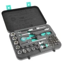 Wera 42-Piece 1/4 in Hexagon Machine Socket Square Drive Socket Set 05003533001