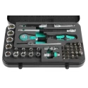 Wera 42-Piece 1/4 in Hexagon Machine Socket Square Drive Socket Set 05003533001
