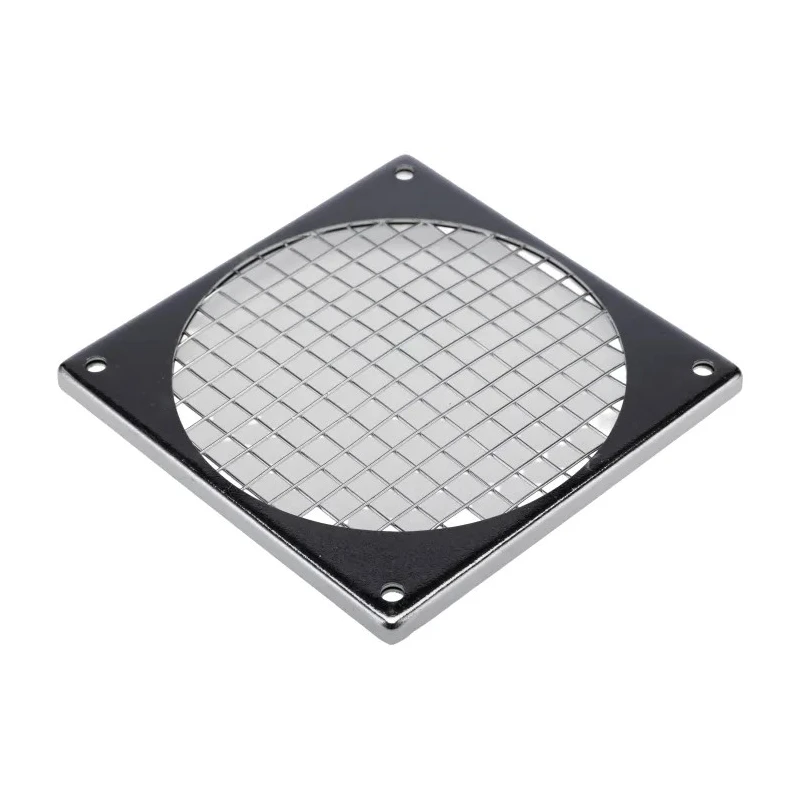 ebm-papst Steel Frame Nickel Plated Fan Mounted Filter for 92 mm Fans, 95x95 mm, 5 mm Thickness PRF90