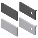Bosch Rexroth Black Polypropylene End Cap Compatible with 40 x 80 mm Strut Profile 3842548789