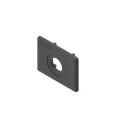 Bosch Rexroth Black Polypropylene End Cap Cover Cap with Hole 3842548803