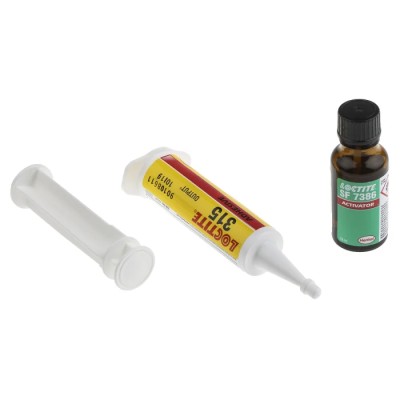 Loctite Thermally Conductive Adhesive Kit 315 + 7386, Thermal Adhesive, Self-Shimming, Operating Temperature -55°C to 142501