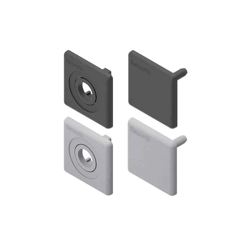 Bosch Rexroth Black Polypropylene End Cap Cover Cap with Hole 40 x 40 mm Strut Profile 3842548783