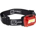 RS PRO COB LED Head Torch 350 lm 22 m 3 x AAA Batteries Polycarbonate Housing Adjustable Beam 200-6746
