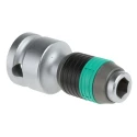 Wera Zyklop 8784 3/8 in Square Adapter Socket Chrome Vanadium Steel 44mm Overall 05003590001