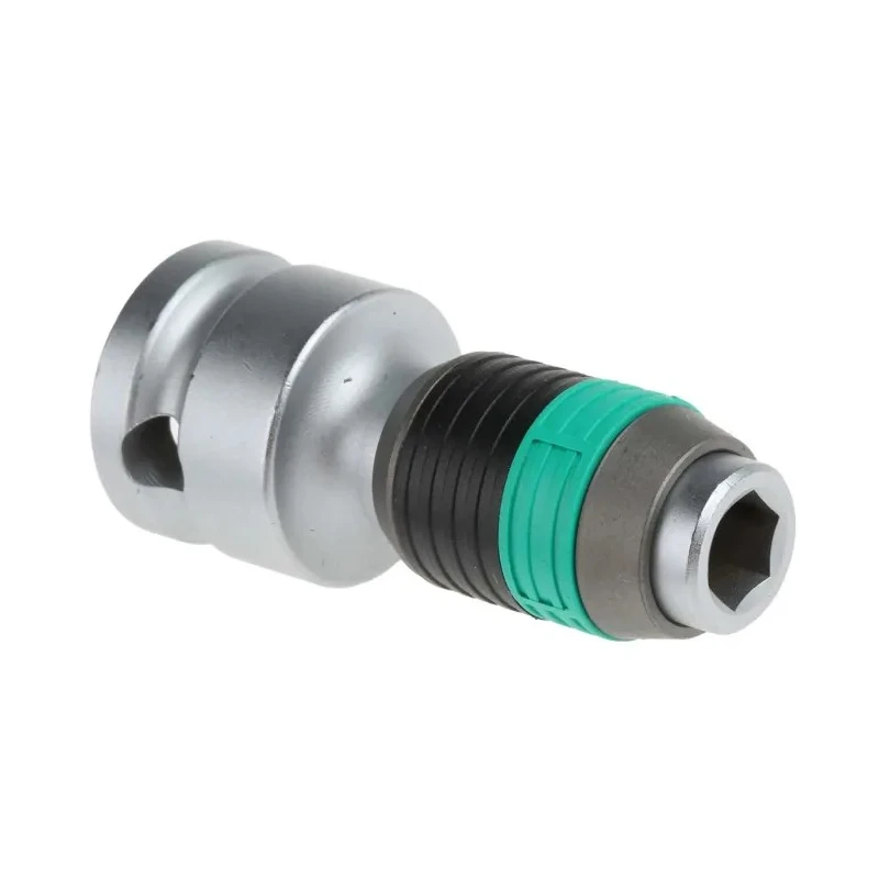 Wera Zyklop 8784 3/8 in Square Adapter Socket Chrome Vanadium Steel 44mm Overall 05003590001
