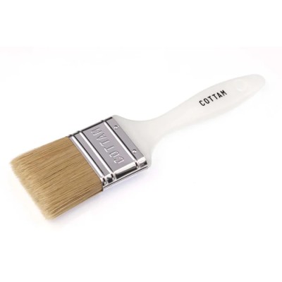 Cottam Medium 50 mm Synthetic Paint Brush with Flat Bristles 200-9218