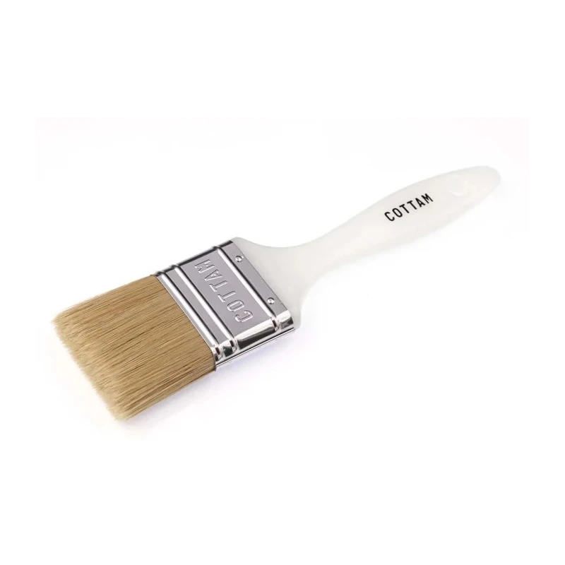 Cottam Medium 50 mm Synthetic Paint Brush with Flat Bristles 200-9218
