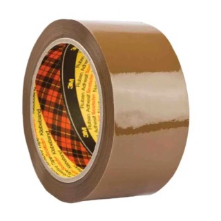 3M Brown Scotch 309 Packing Tape, Acrylic Adhesive, 50mm x 66m, 0.05mm Thickness, Model 309 B 50X66