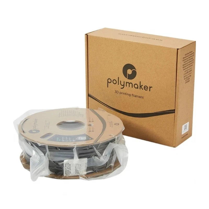 Polymaker 1.75 mm Black PLA 3D Printer Filament, 3 kg PA02037