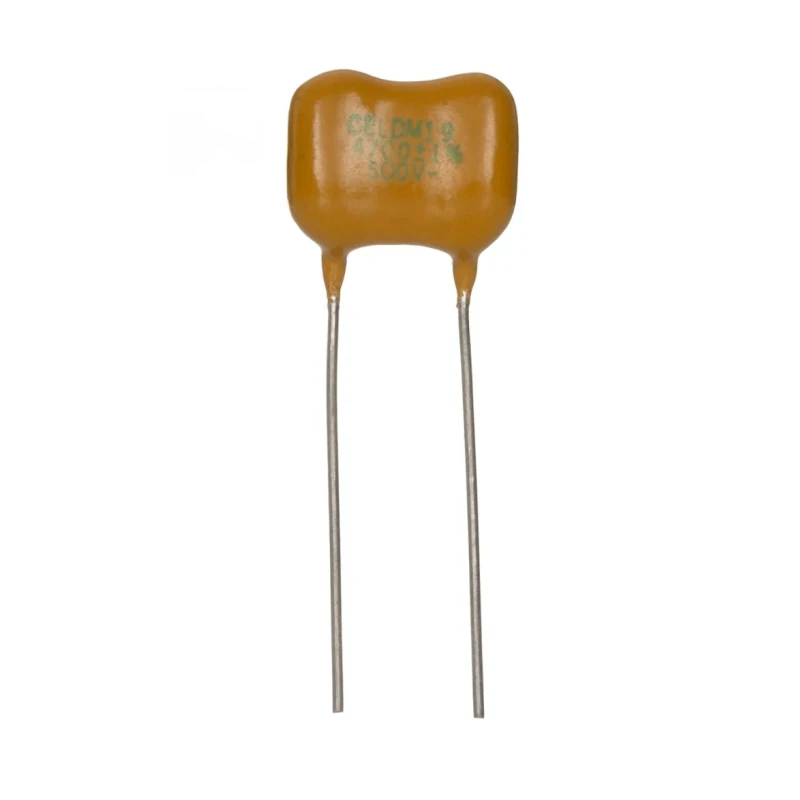 RS PRO 4.7 nF Silvered Mica Capacitor 500 V DC ±1 % Tolerance Radial Through Hole 495-925